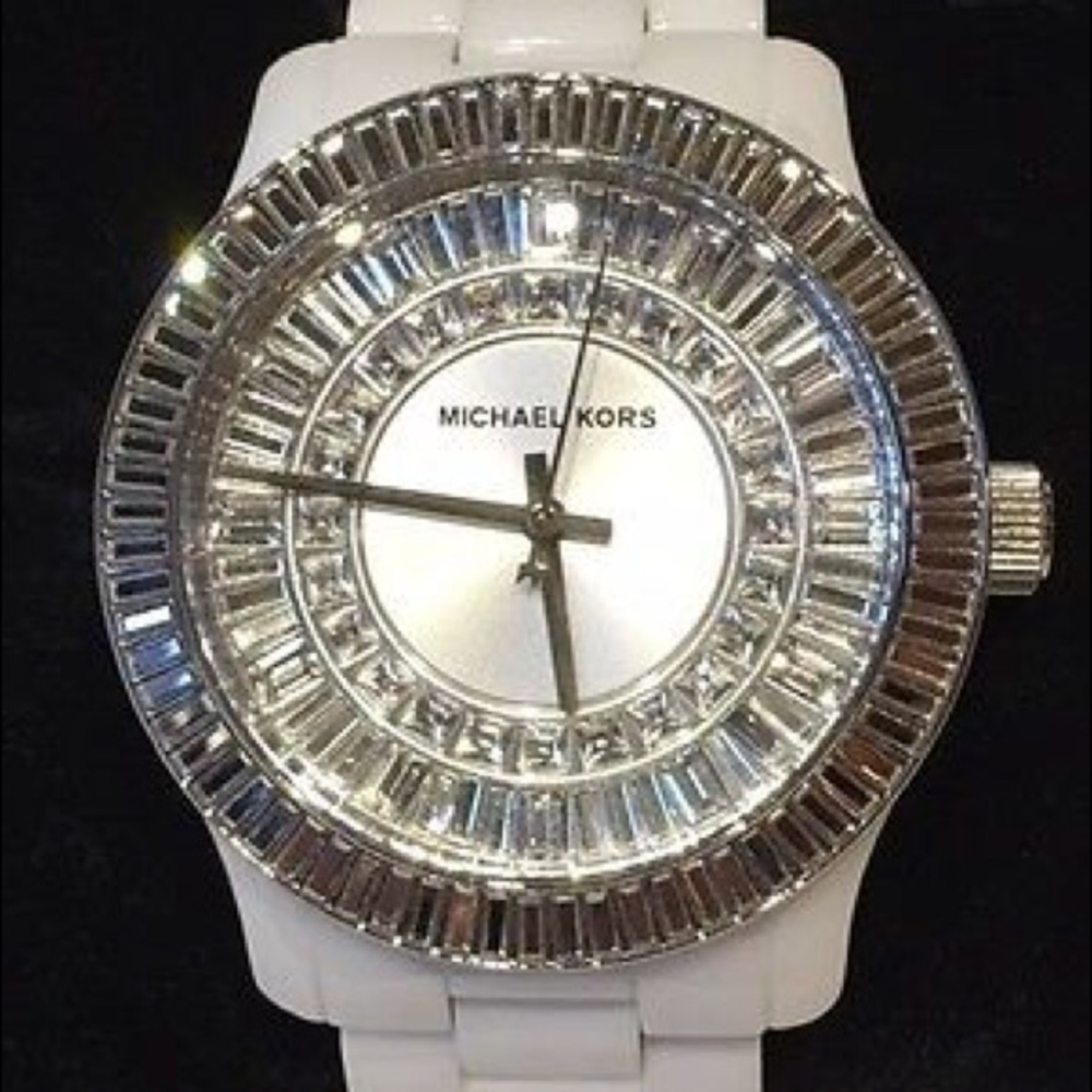 Authentic Michael Kors White Watch